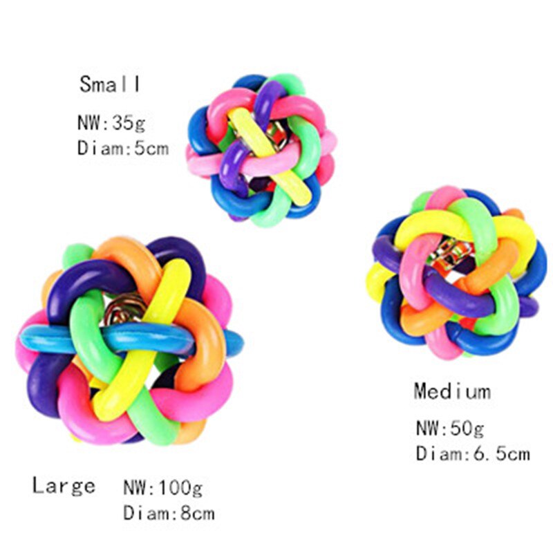 Petfangfang Hond Speelgoed bal Met Pieper Bell Huisdier Speelgoed Chew Dierbenodigdheden Voor Kat Speelgoed Natuurlijke Rubber Bijten Tanden Cleaner accessoires