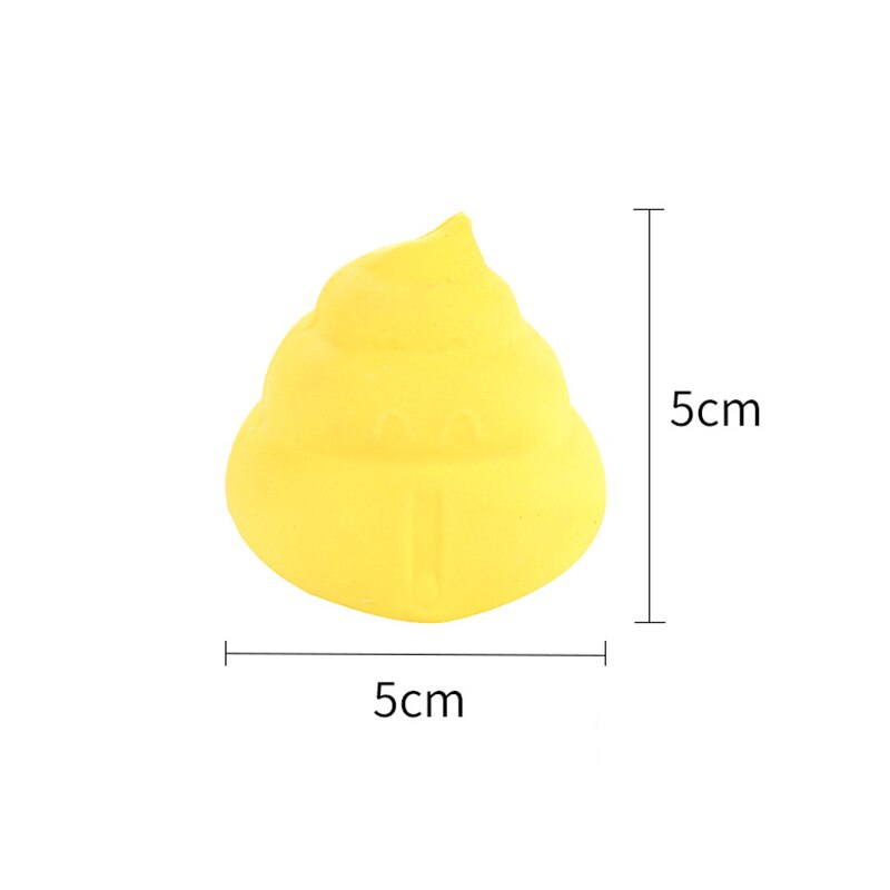 1pc Dog Chew Toy Sound Poop Latex Nibble Toy Funny Poop Shape Bite-resistant Molar Pet Supplies Teeth Clean Dog Toy Pet Supplies