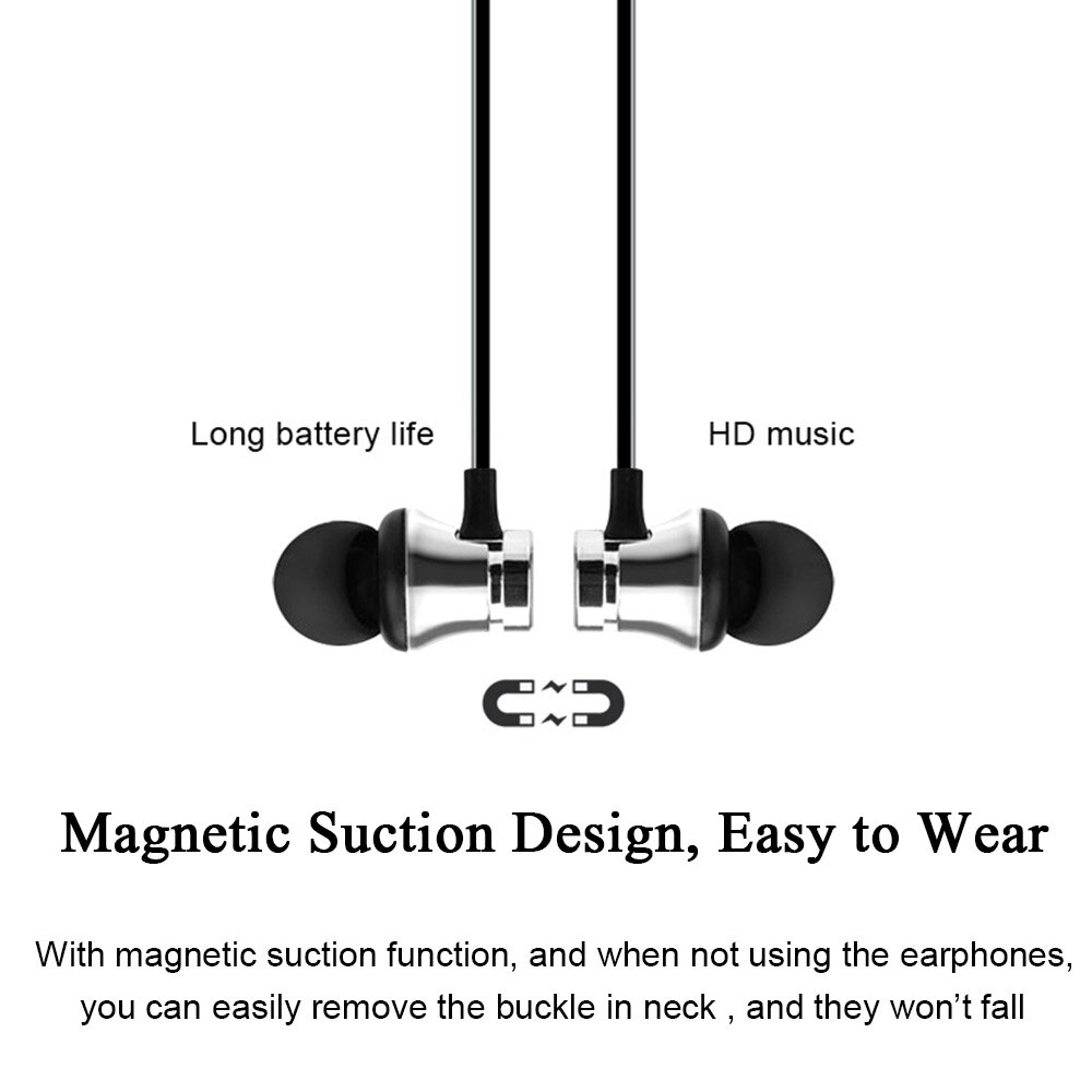 ROVTOP Magnetische Musik Bluetooth Kopfhörer XT11 Sport Läuft Drahtlose Bluetooth Headset Mit Mic Für iPhone 8X7 Xiaomi Huawei