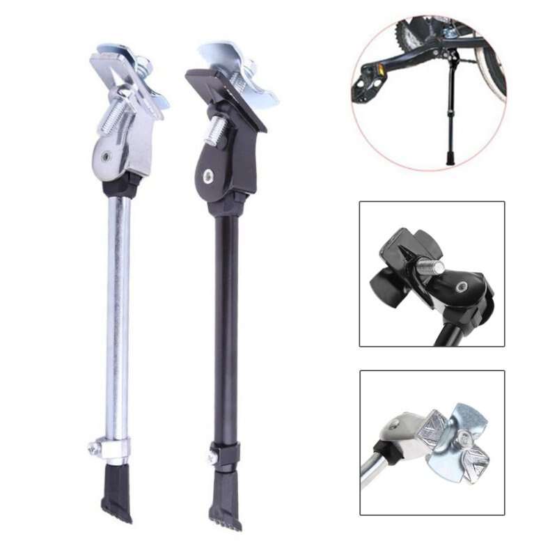 Fietsen Legering Fiets Ondersteuning Verstelbare Voet Brace Kick Stand Voor Fiets Mtb Road Mountainbike Kickstand