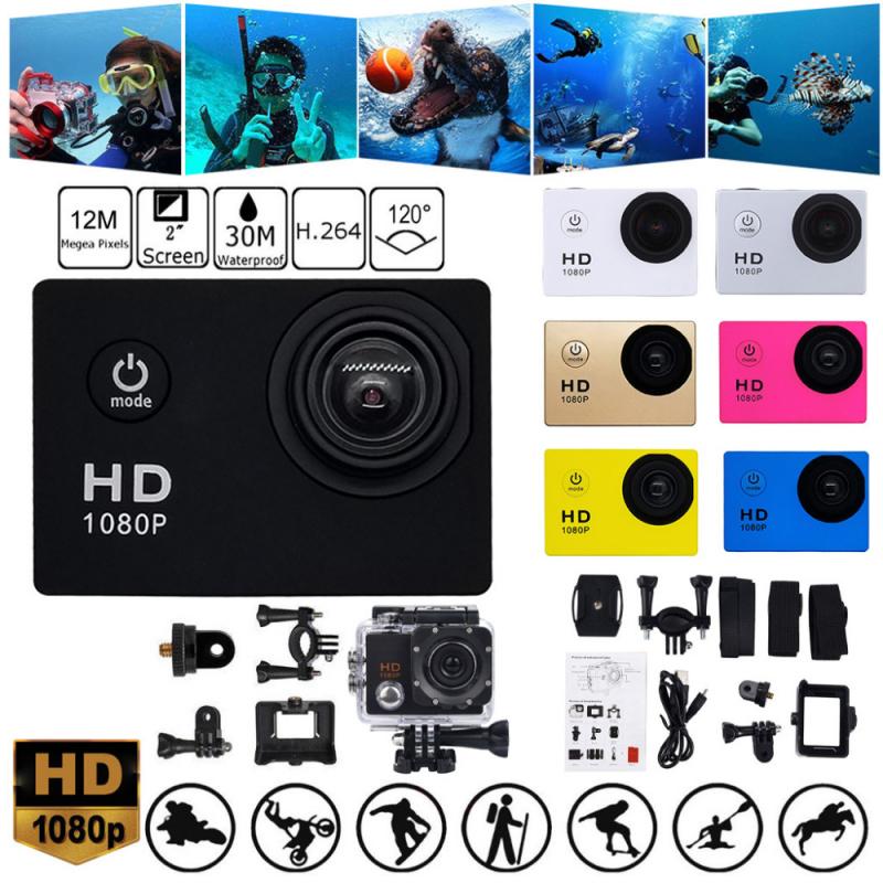 Actie Camera Hd Onderwater Waterdichte Helm Video-opname Camera 'S Sport Cam High Definition Scherm Digitale Camera