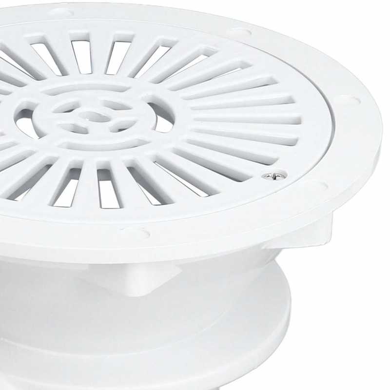 Swimming Pool Drain Pool Main Drain Floor Drain High Efficiency Uniform Gaps for Water Inlet Draining Accessory