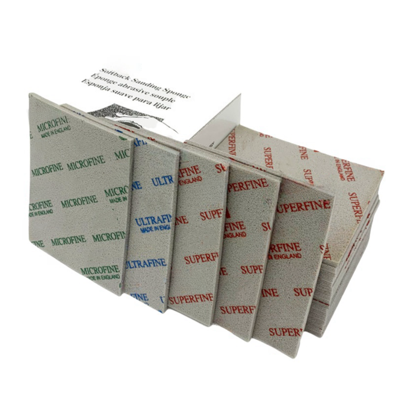 1/5/10 Stück Softback-Schleifschwamm-Schaumstoff-Pads 4-1/2" x 5-1/2" Schleifen Polieren Schleifpapier Schleifmittel Super Ultra Microfine