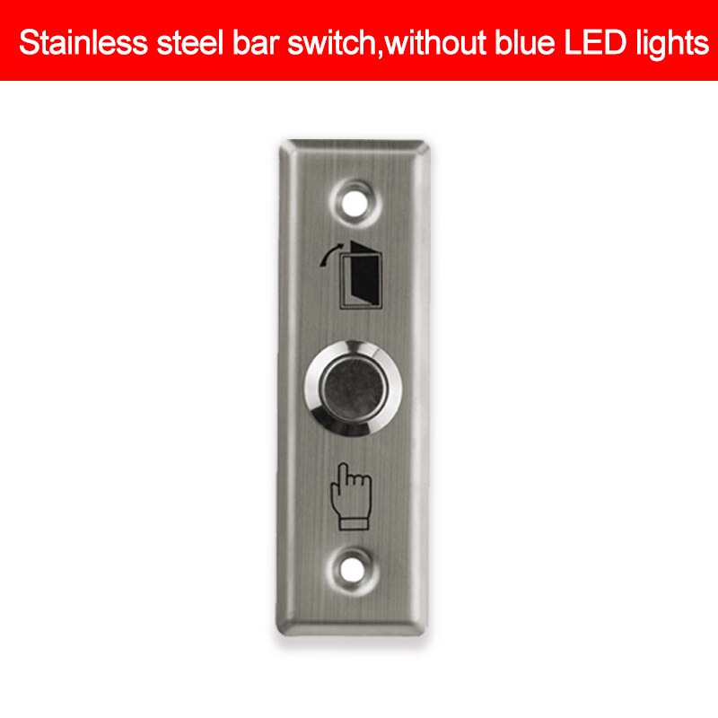 Exit Button Release Push Switch with Blue LED Light for Access Control System for Home Security Protection: BXG-C