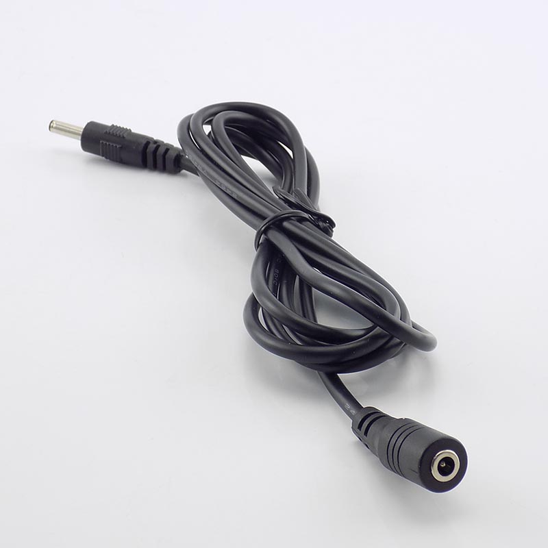 1/1.5/3/5/10m dc strømkabel forlenger 5v 2a lednings adapter 3.5mm x 1.35mm dc hann dc hunnkontakt for cctv sikkerhetskamera