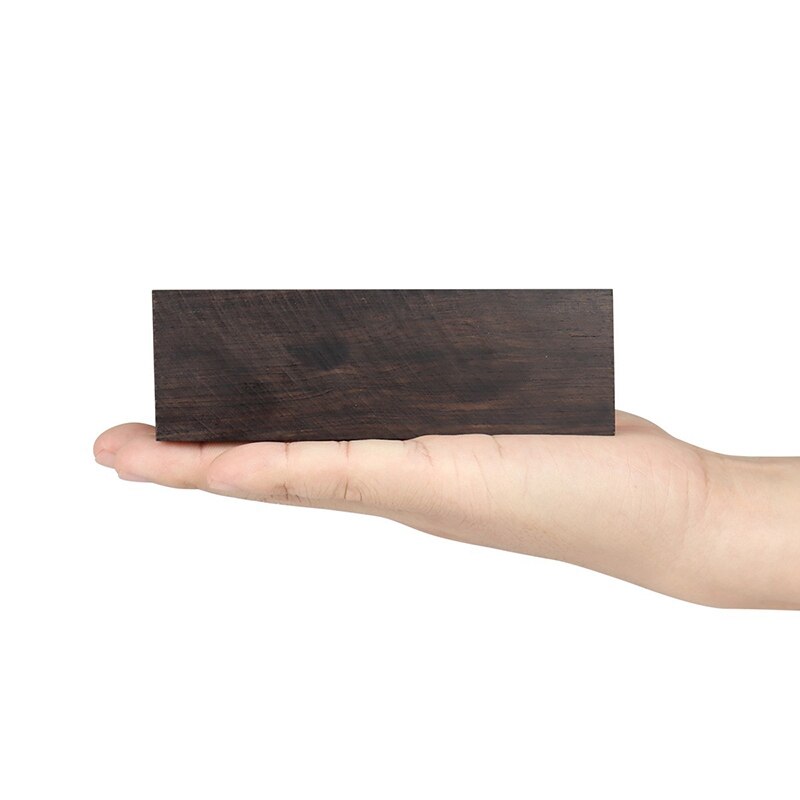 2 Stuks Zwart Ebbenhout Hout Hout Hout Handvat Plaat Voor Muziekinstrumenten Diy Gereedschap, 4.72X 1.57X1.96 Inch