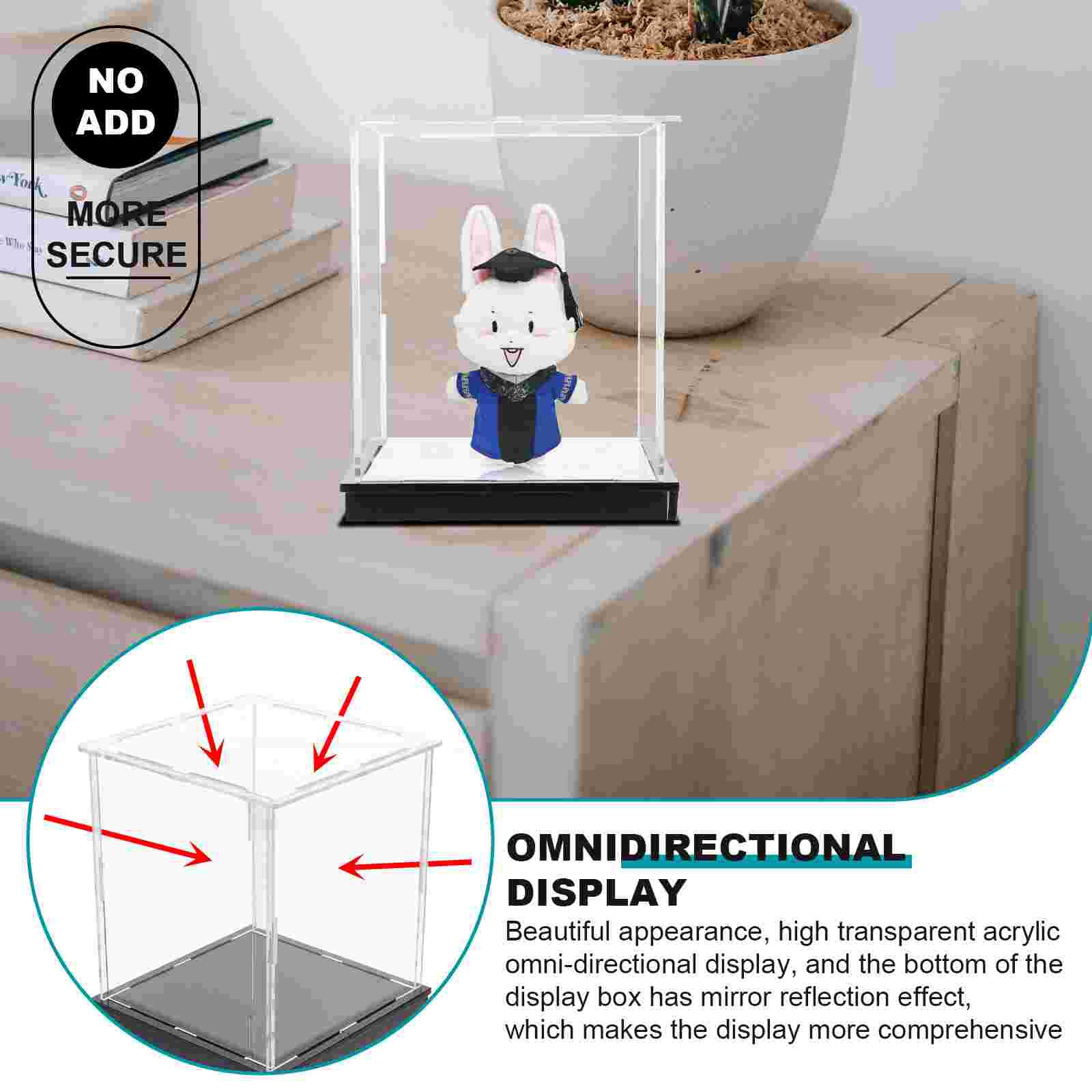 Diy Display Box Voor Model Hoge Transparant Acryl Box Kunstwerk Display Box