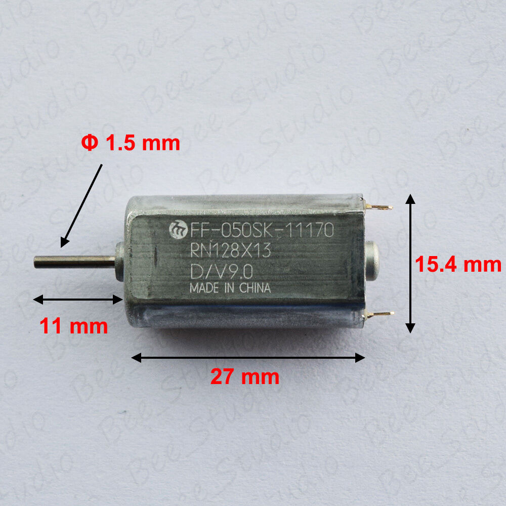 Mabuchi FF-050SB-11170 Dc 6V-12V 9V Hoge Snelheid Micro Mute 15Mm Motor Auto Av Dvd