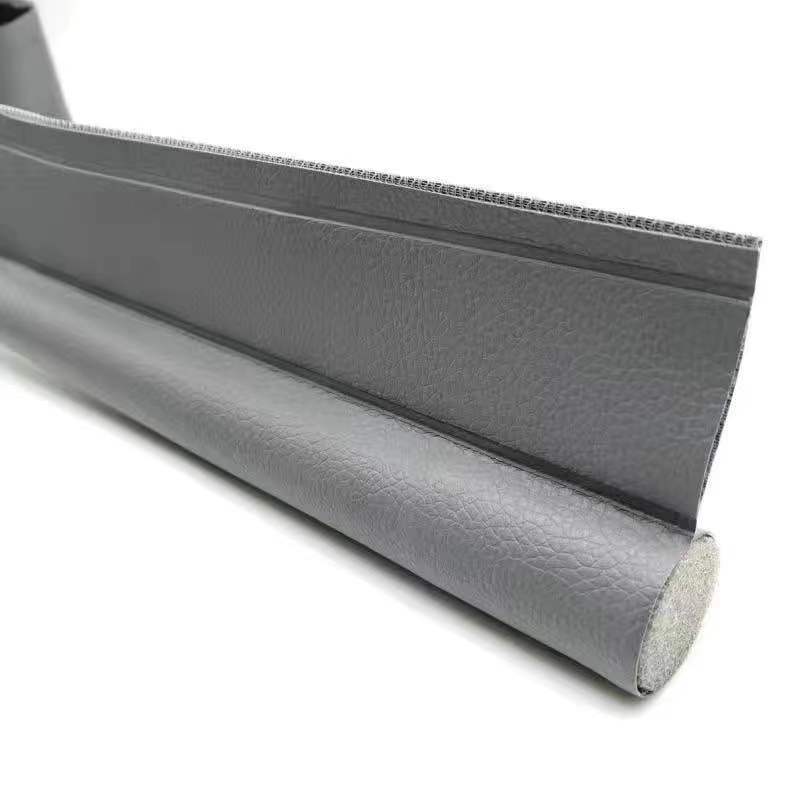 Bande d'étanchéité pour bas de porte réglable, bande météo sous la porte, bouchon de tirage plus épais, bloqueur d'espace Anti-froid, bande météo d'étanchéité: bleu foncé