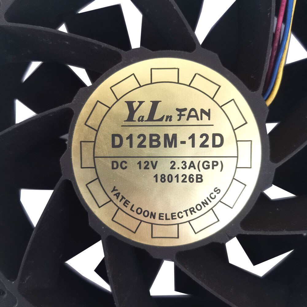 Ventilador 12*12 cm velocidad 6000 4pin 11 hojas minero ASIC para AntMiner S9 S9j T9 + L3 + z11 L3 + WhatsMiner M3 INNOSILICON T1