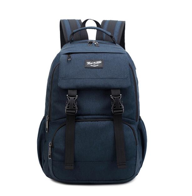 Chuwanglin sacos de escola casuais faculdade estilo pequeno portátil mochilas femininas moda sacos viagem mujer M-001: Azul