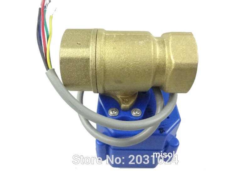 motorized valve brass, G3/4" DN20, 2 way, CR05, electrical valve, motorized ball valve