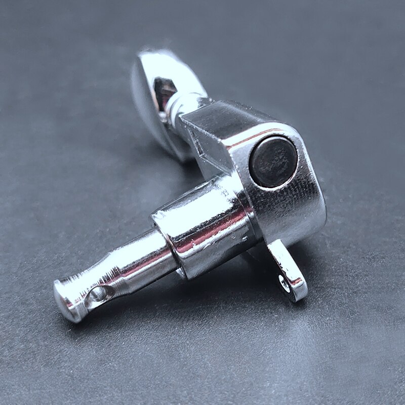 4Pcs Enclosed Ukulele Tuning Pegs Tuners Nickel Head 2R2L for Ukulele