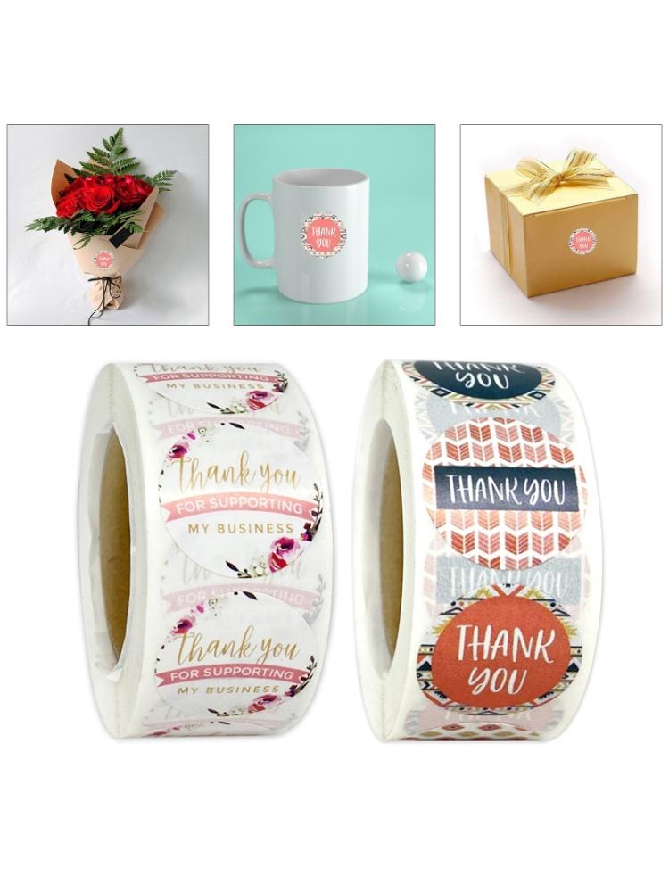 VILLFUL Ronde Koekjeszakken Etiketten Happy New Year Stickers 96 Stuks Sterke Kleefkracht Verpakkingsstickers