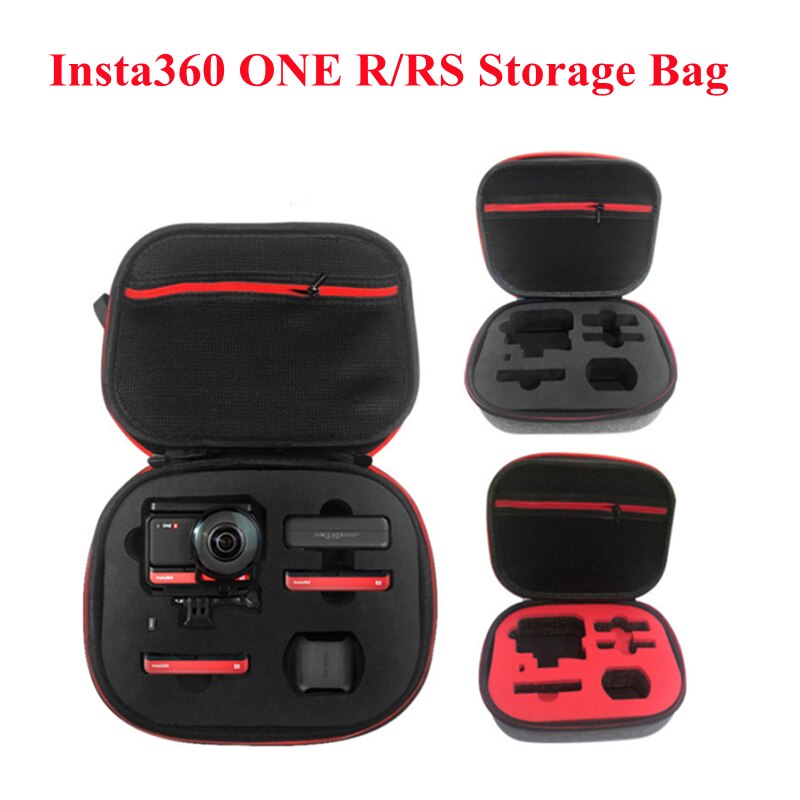 Draagbare Handtas Voor Insta360 Een R Opbergtas Bescherming Doos Voor Een Rs Set Box Eva Liner Draagtas Accessoires