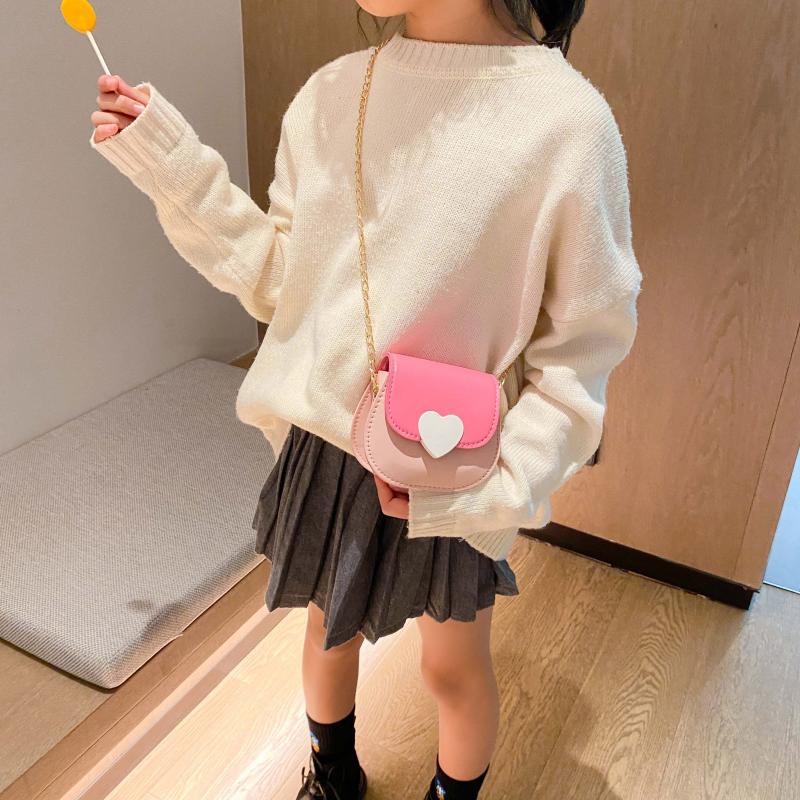 Mignon enfants Mini sacs à main et sacs à main automne hiver en cuir sacs à bandoulière pour bébé filles petite pièce pochette fille sac à main de fête
