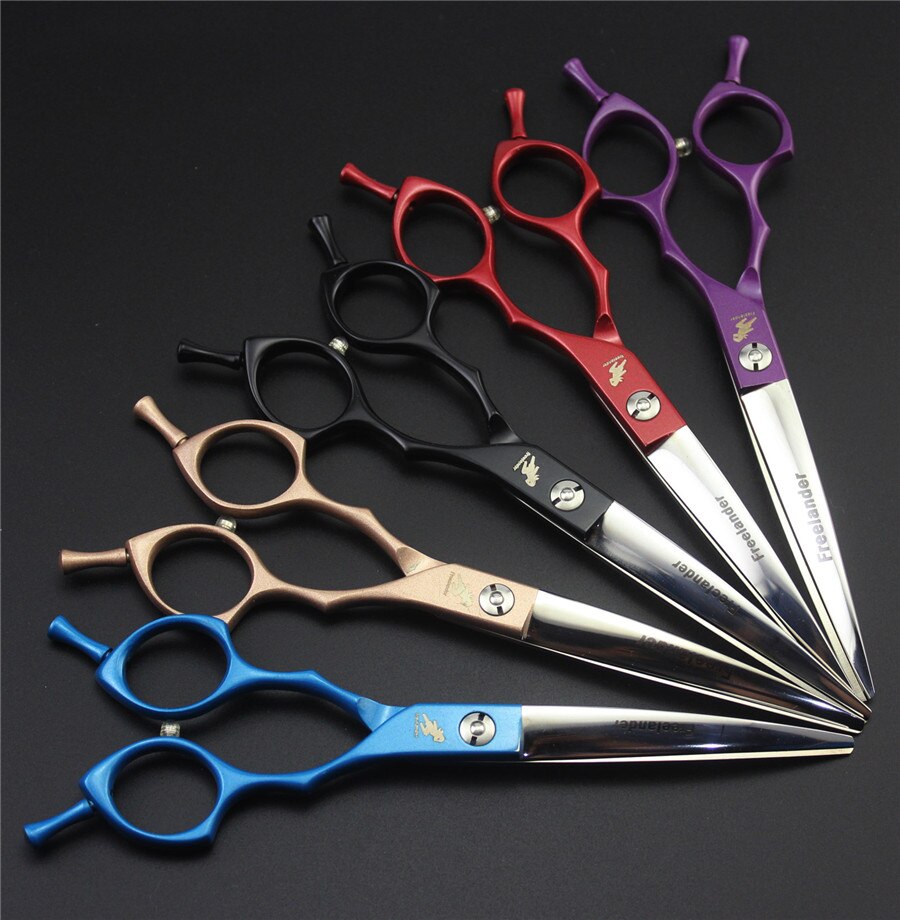 6.5inch Curved Scissor Thinning Shears Dog Scissors Pet Grooming Shear Hairdressing Tool Pet Groomer Accessory