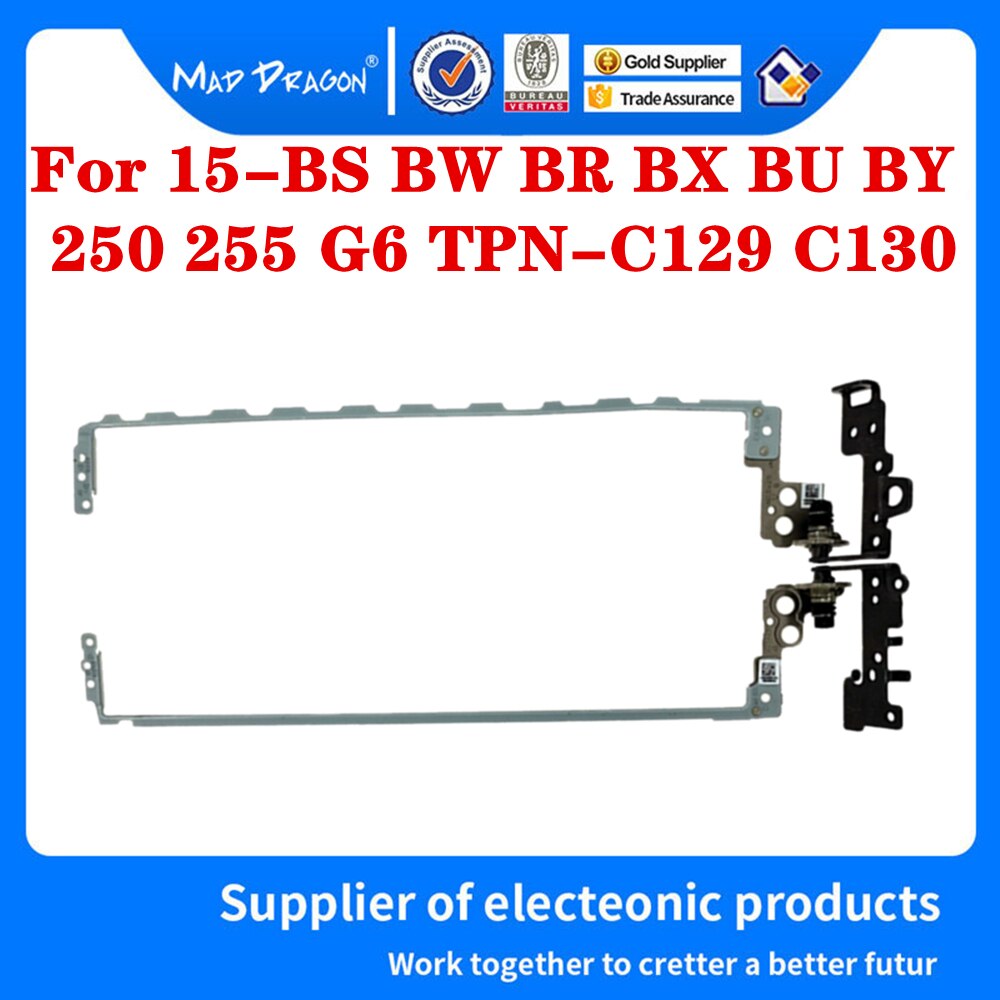 924892-001 L03439-001 AP204000181 per HP 15-BS BR BU BW 250 255 G6 TPN-C129 C130 computer portatile Lcd coperchio posteriore coperchio posteriore Silve: LCD hinge