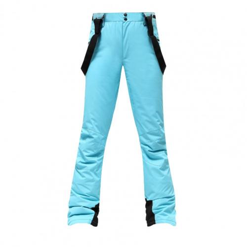 Pantalon de Ski imperméable et respirant pour femme, coupe-vent à Surface lisse, pour le snowboard: Sky Blue / M