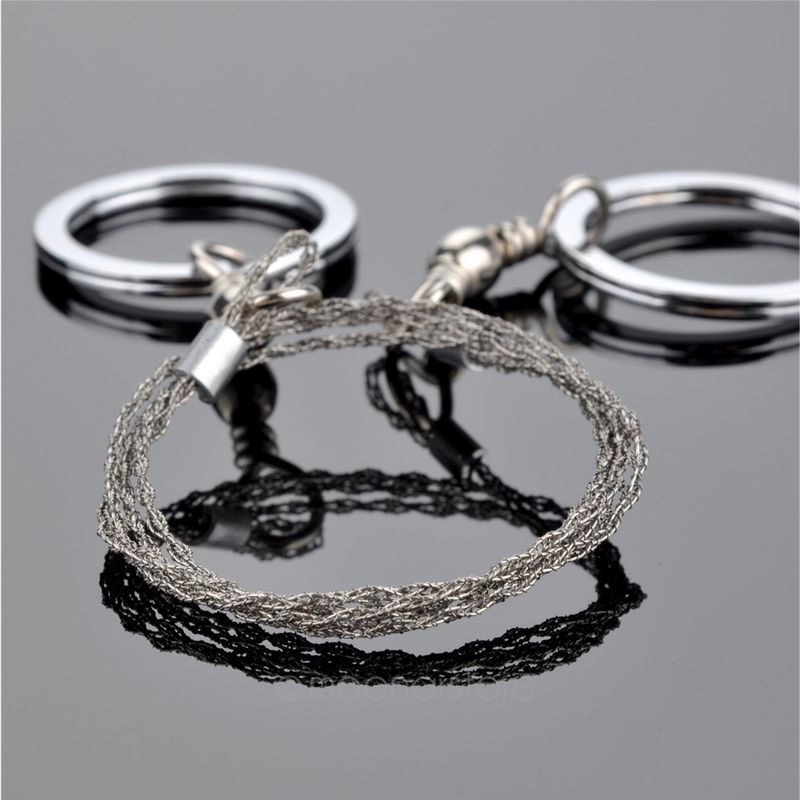 Field Survival Stainless Wire Saw Hand Chain Stainless Steel Wire Bamboo Line Lifebelts Bamboo Rotating Wire #1025