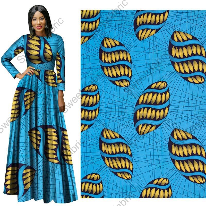 100% bawełna 2020 afrykańska woskowana tkanina wosk tkanina najtańsza hurtownia wysokiej jakości afrykańska tkanina Ankara afrykańska woskowana tkanina druk woskowy materiał