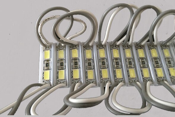 200pcs LED Modules 2835 SMD DC 12V 2 LEDs Backlight Waterproof IP65 LED Sign Lighting Red Green Blue Yellow White