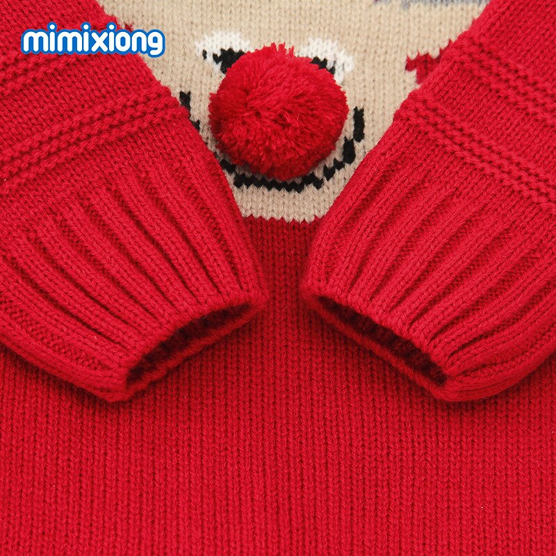 Baby Christmas Knitting Romper Kids Autumn Winter Clothing Long Sleeves Christmas Elk Jumpsuits Baby Boy Girl Romper Knit Clothe