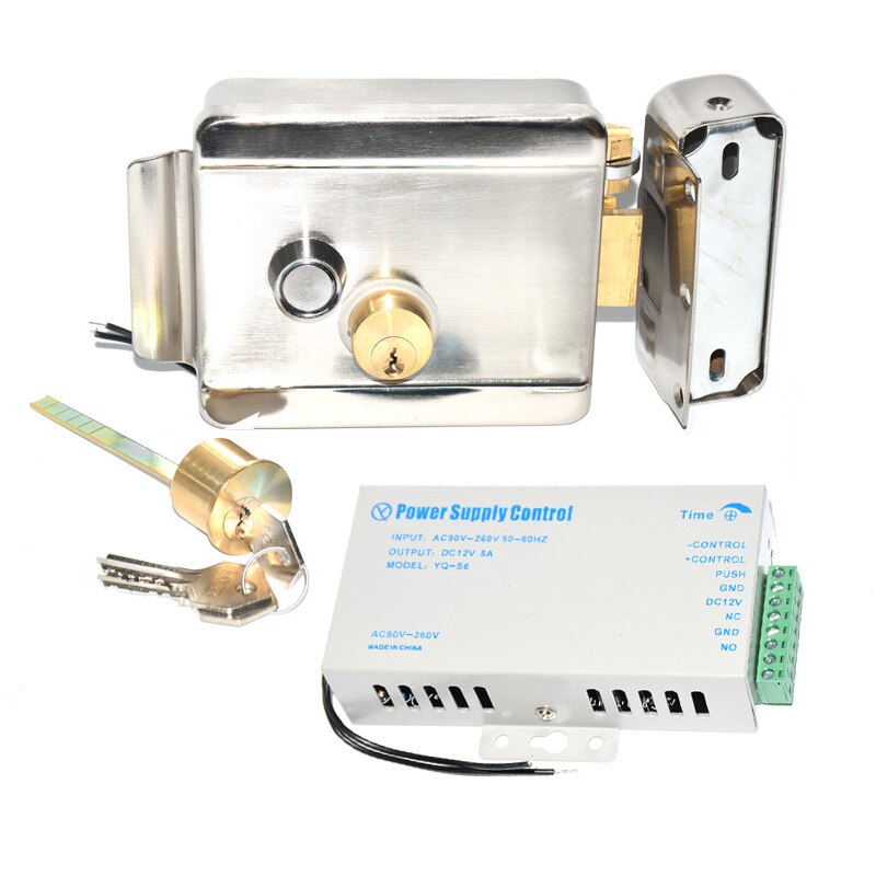 12VDC 24VDC OUTDOOR WATERPROOF Electric Lock Dropbolt for Automatic Swing Gate DOOR Opener Operator: 12VDC stree lock