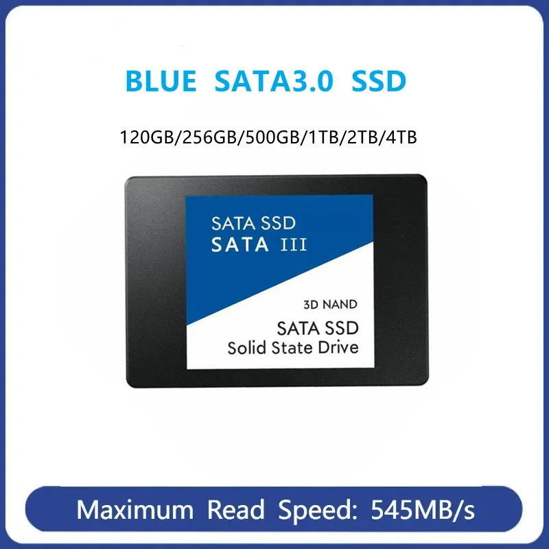 Oryginalny dysk SSD wewnętrzny 2 TB, niebieski, 2.5 SATAIII 6 Gb/s, 545 MB/s robić PC