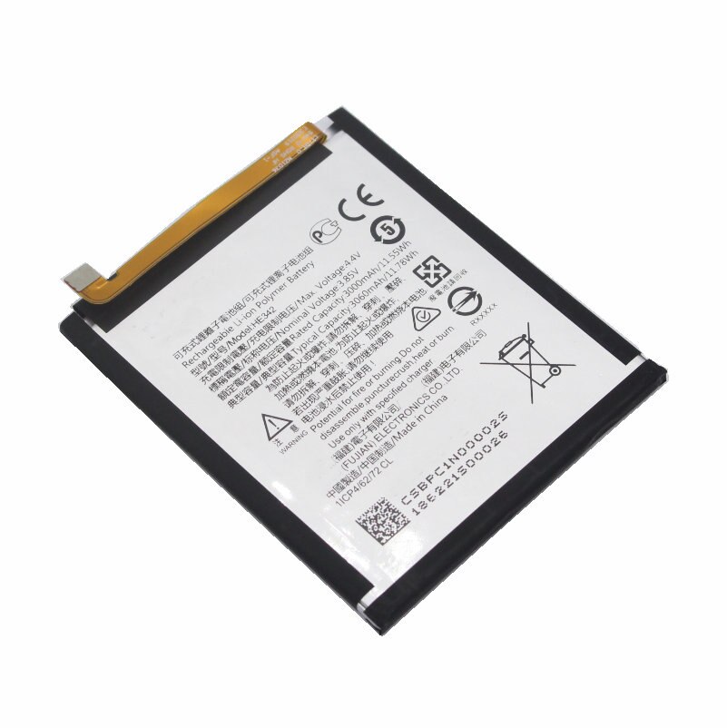 1x HE342 3060 Mah/11.78Wh Vervangende Batterij Voor Nokia X6 6.1 Plus Ta-1099 Ta-1109 x5 5.1 Plus Batterijen Bateria