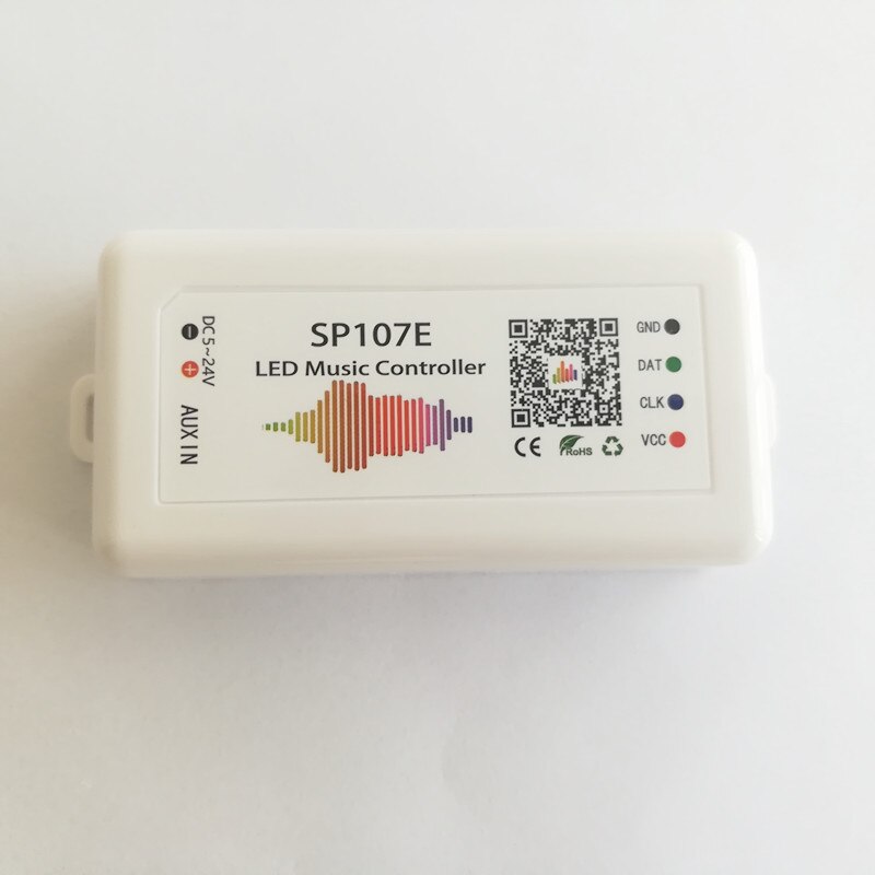 WIFI RGB SP107E pixel IC SPI Musik bluetooth Controller durch telefon APP Für WS2812 SK6812 SK9822 RGBW APA102 LPD8806 Streifen DC5-24V