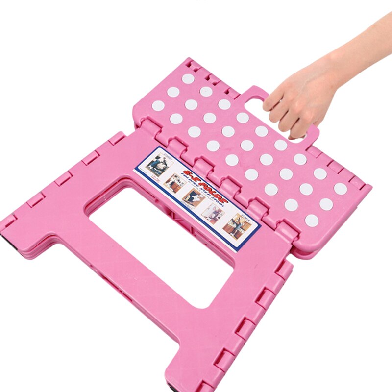 Składany stołek przenośny stołek taboret wędkarski mini siedzisko z tworzywa sztucznego łatwe przechowywanie w ogrodzie i na zewnątrz