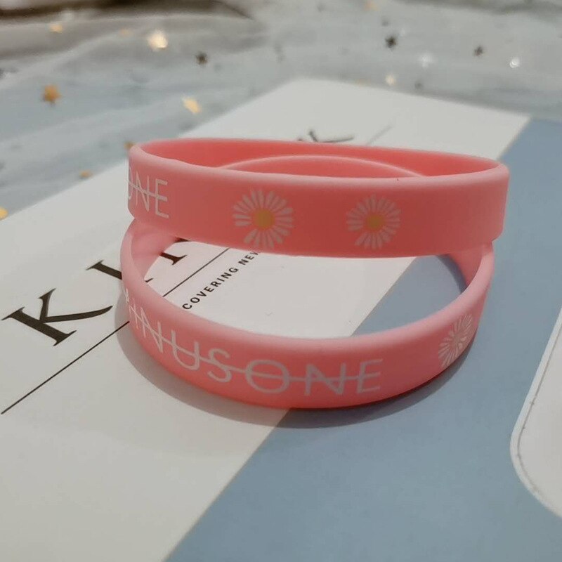 Sonnenblumen Druck Charme Paar Armbinde Für Frauen Gänseblümchen Armbinde Schmuck Tropfen Auf Lagerbier: Rosa