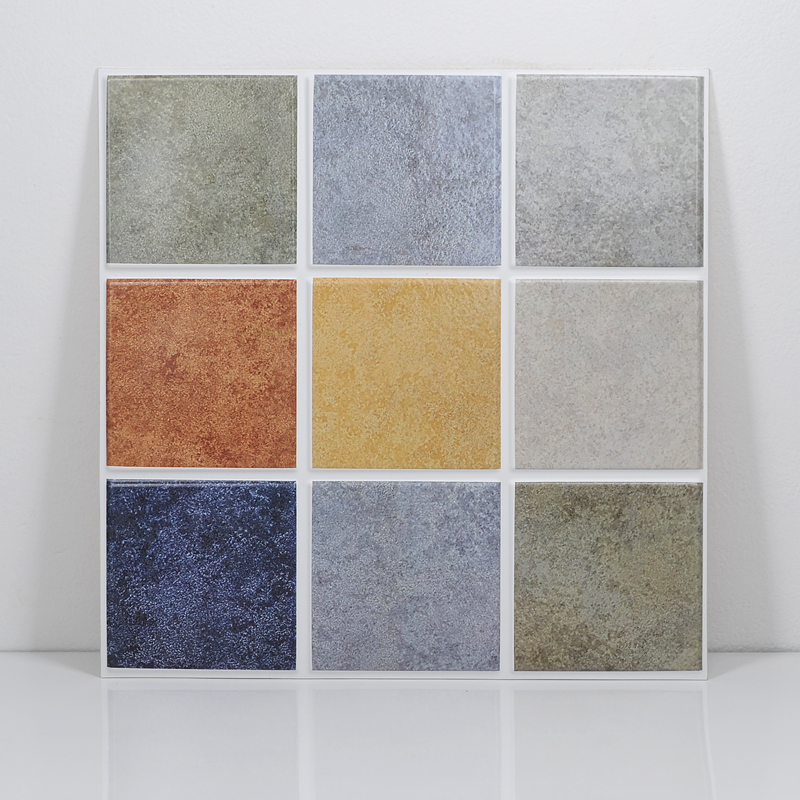 30 x 30cm 3d väggklistermärken självhäftande stick vägg golv kök toalett vägg klistermärken mosaik kakel balkong golv kakel slip