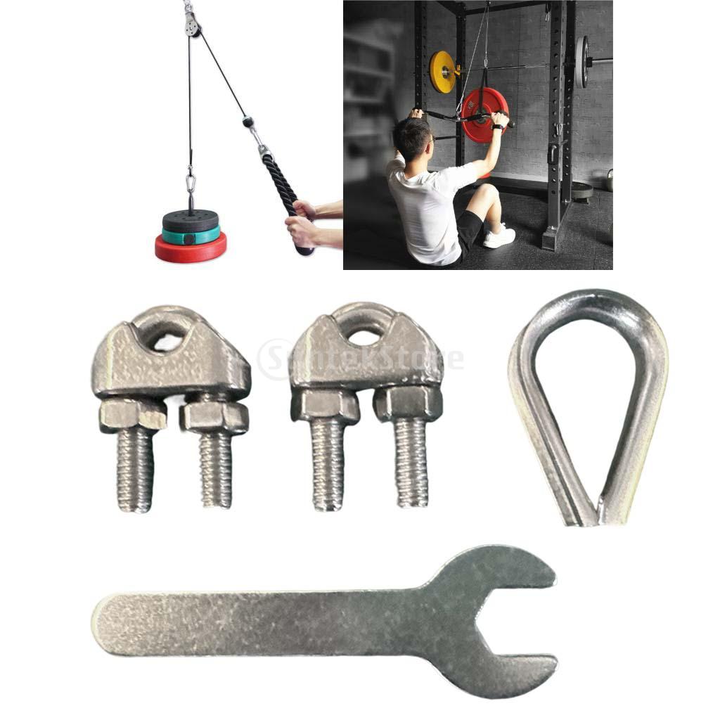 Gym Katrol Machine Kabel Ball Stopper Bevestigingsset Gewicht Kabel Machine Waslijn Katrol Kit Gym Apparatuur Onderdelen Voor Workout