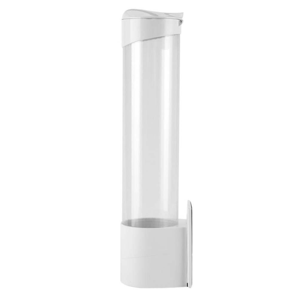 Antidamm pappersmugg dispenser plasthållare 7.5cm 50 koppar praktisk behållare köksredskap