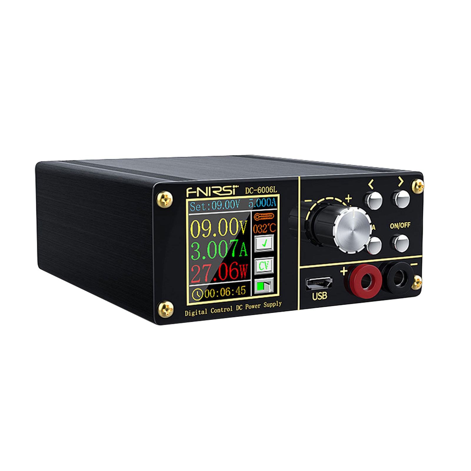Digitale step-down regelaar kleurenscherm constante spanning stroom 60v 6a dc voeding tester voltmeter regelaar programmeerbaar