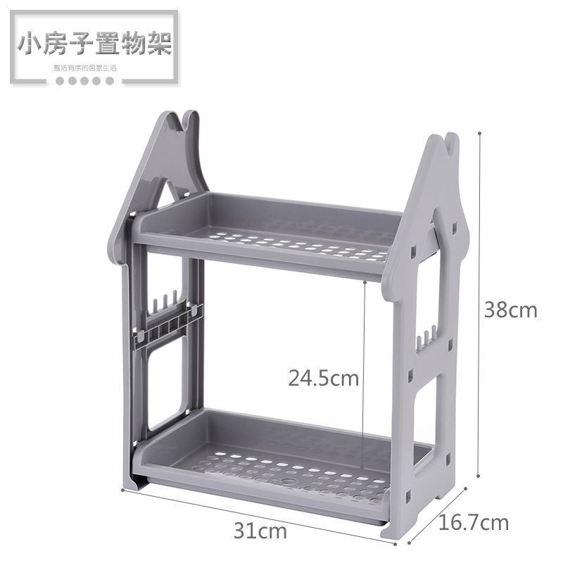 Shampoo Holder For Shower Organization Bathroom Shelves Storage Rack Over The Toilet Cabinet Bathroom Accessories Organizer: Gray2