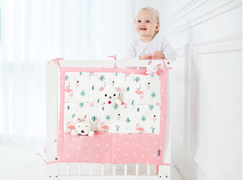 9 taschen Baumwolle Krippe Hängen Lagerung tasche