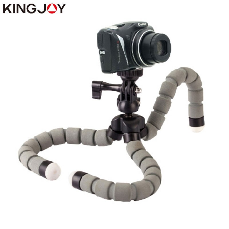 Kingjoy – support de trépied pour Mini Gopro, support Flexible pour téléphone portable, appareil photo, Smartphone