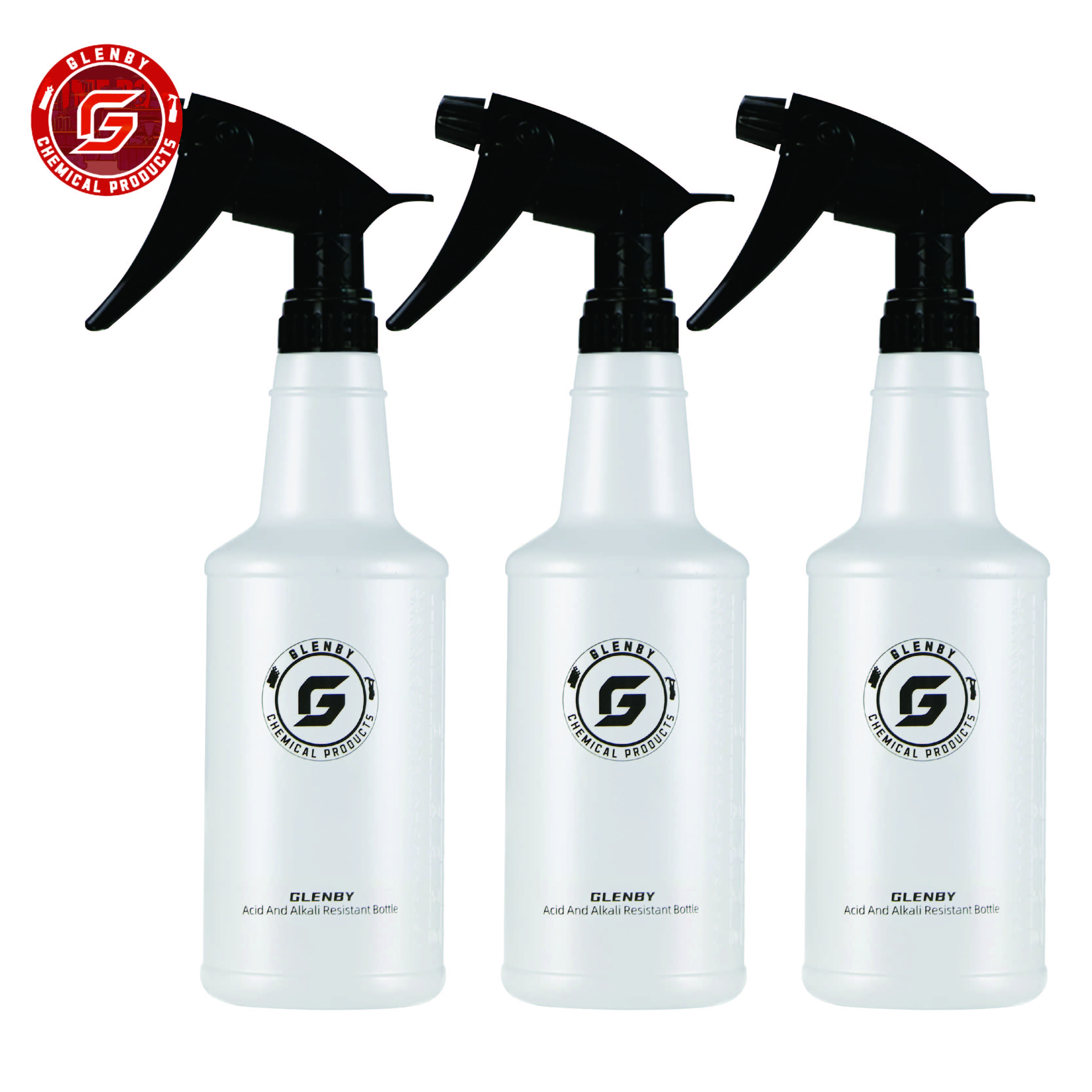 Bouteille de pulvérisation cylindrique de brouillard d'eau ultra-fine pour voiture, pulvérisateur de degré chimique HDPE, arrosoir de lavage automatique, vaporisateur rapide: green
