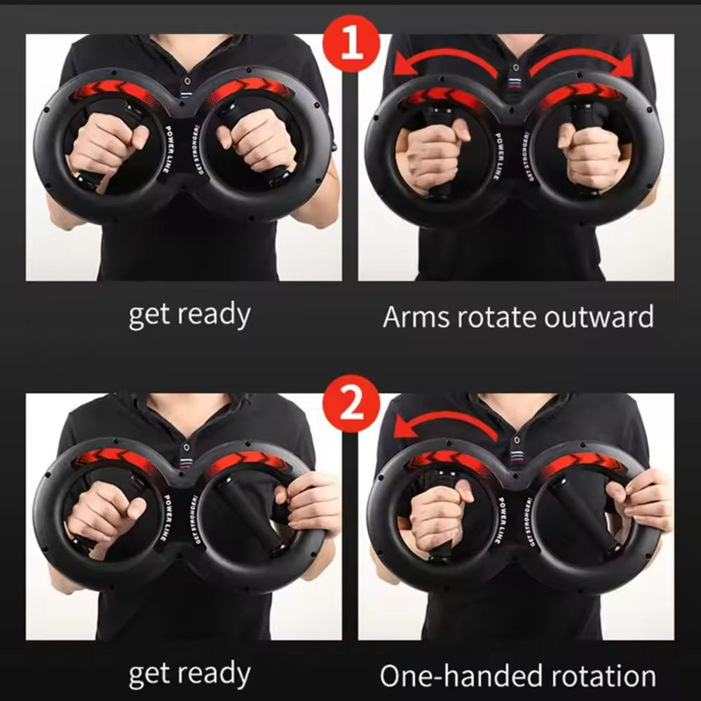 Handkracht trainer multifunctioneel, onderarmkracht, fitnessveren, pols- en armtrainer