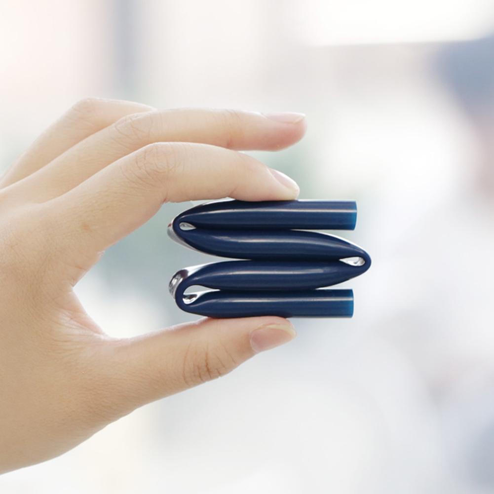 Pajita plegable de silicona reutilizable, Pajita para beber con cepillo de limpieza de Estuche de transporte, para viajes, y la Oficina para el hogar, bebidas de acero inoxidable