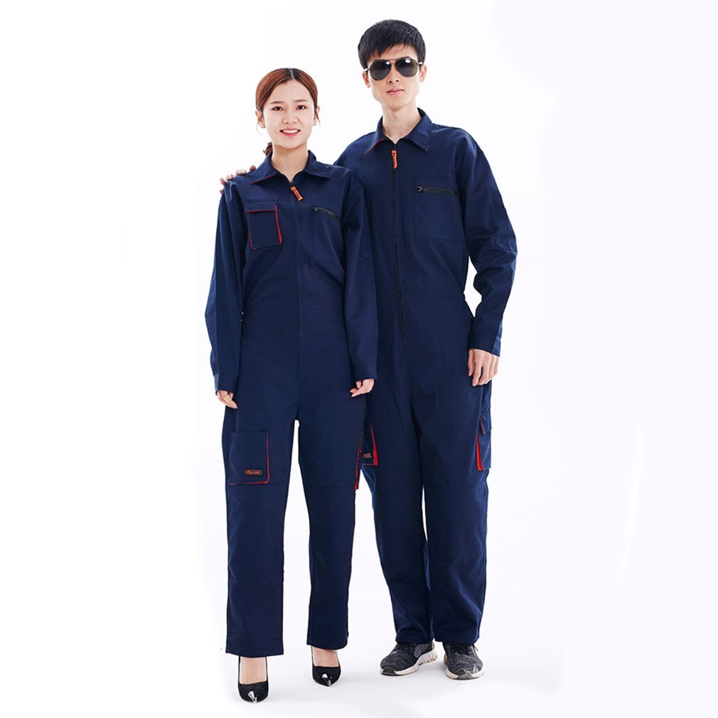 Lange Mouwen Zakken Overall Casual Jumpsuit Broek Workshop Werken Kleding Dust-Proof Bescherming Kleding