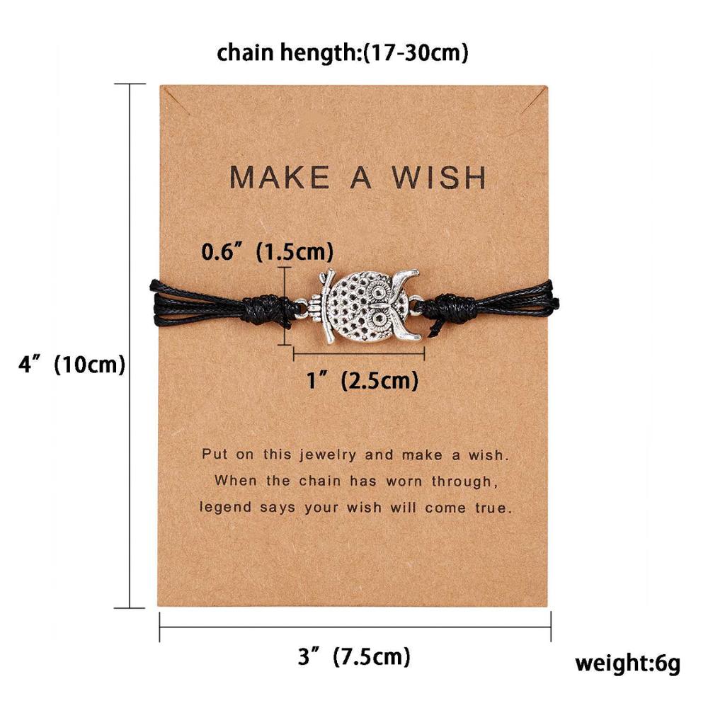 Make a Wish Meer Turtles Charme Frauen Männer Armbänder für Frauen Sommer Stil Einstellbare Liebe Schmuck: 6