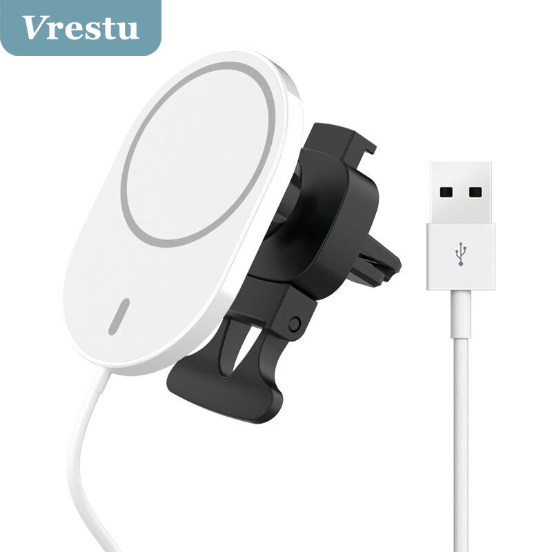 15w magnetische kfz-handyhalterungen mit qi-schnellladefunktion, kabellosem ladegerät, handyständer, gps-magnet-netzteil für iphone 13 mini , 12 pro max