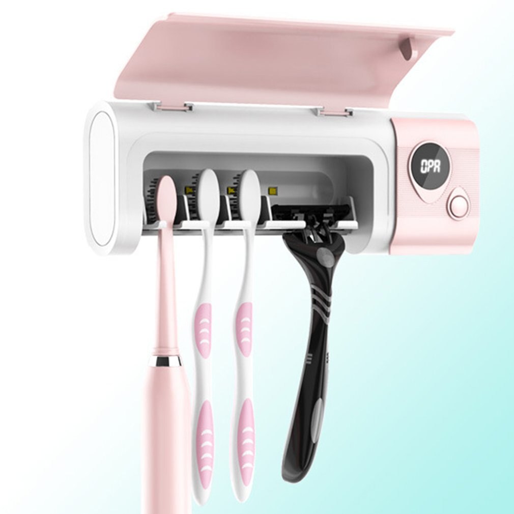 Ultraviolet Toothbrush Disinfection Box Punch-free Toothbrush Disinfection Rack Smart Sterilization Toothbrush Sterilizer