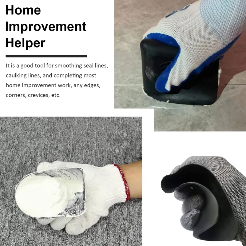 1 pc fogverktyg silikon manuell polyuretan tätningsmedel slät skrapa fogbehandlare för kakel trä tegel