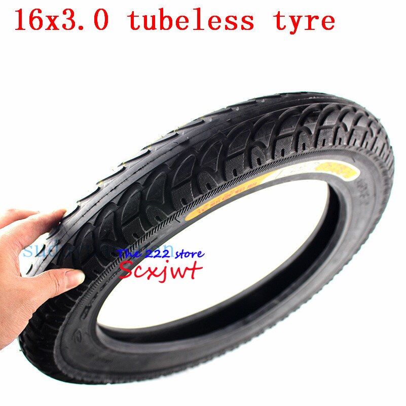 16x3.0 inch thickening tubeless tire electric car tire 16*3.0 inch Electric Vehicle and E-bike Vacuum tyre