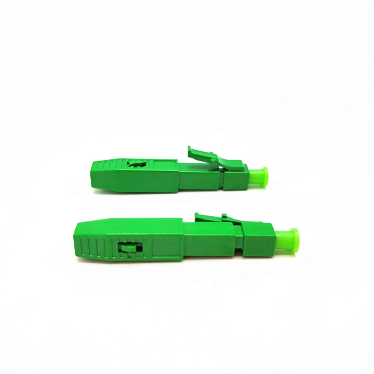 10pcs FTTH LC APC Single mode fiber optic 2.0mm*3.0mm fast assembly LC APC connector adapter